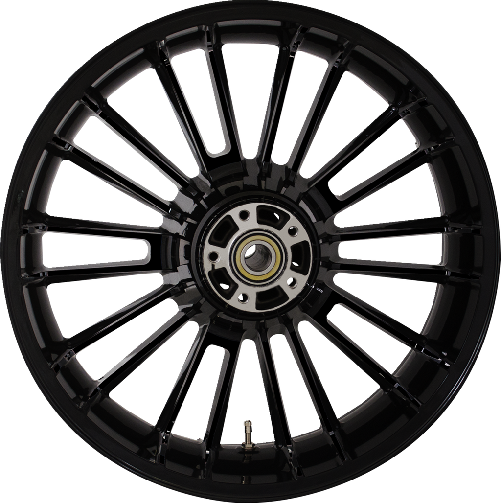 COASTAL MOTO Wheel - Atlantic 3D - Rear - Single Disc/without ABS - Black - 18x5.5 - '09-'24 Touring 3D-ATL185SB — image 1