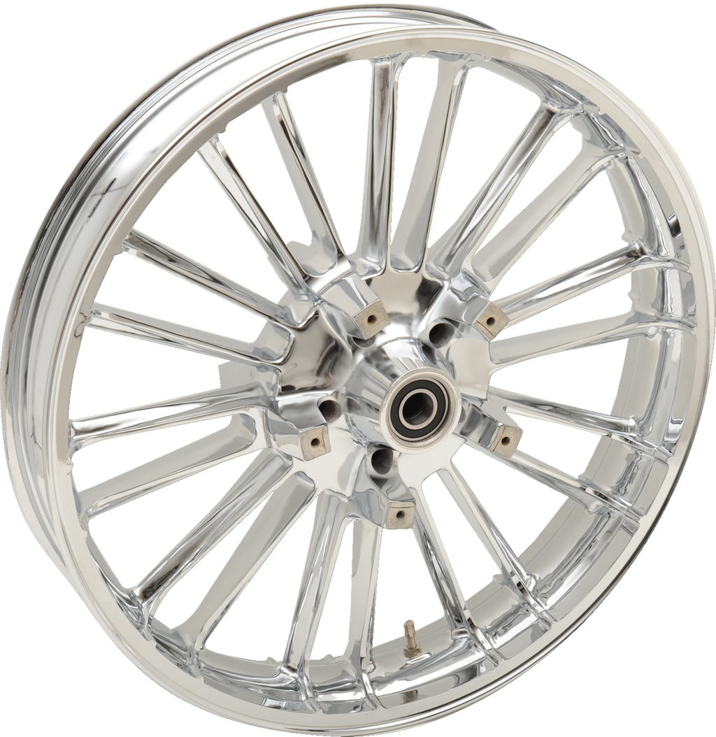 COASTAL MOTO Wheel - Atlantic 3D - Front - Dual Disc/with ABS - Black Cut - 21x3.5 3D-ATL213BCABST — image 2