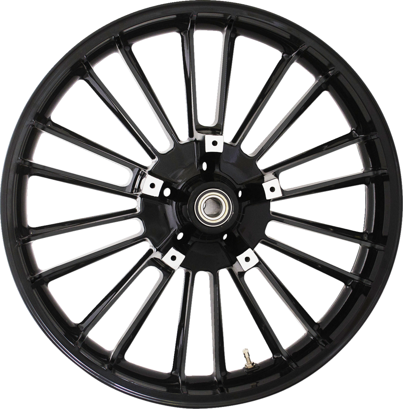 COASTAL MOTO Wheel - Atlantic 3D - Front - Dual Disc/with ABS - Black - 21x3.5 3D-ATL213SBABST — image 1