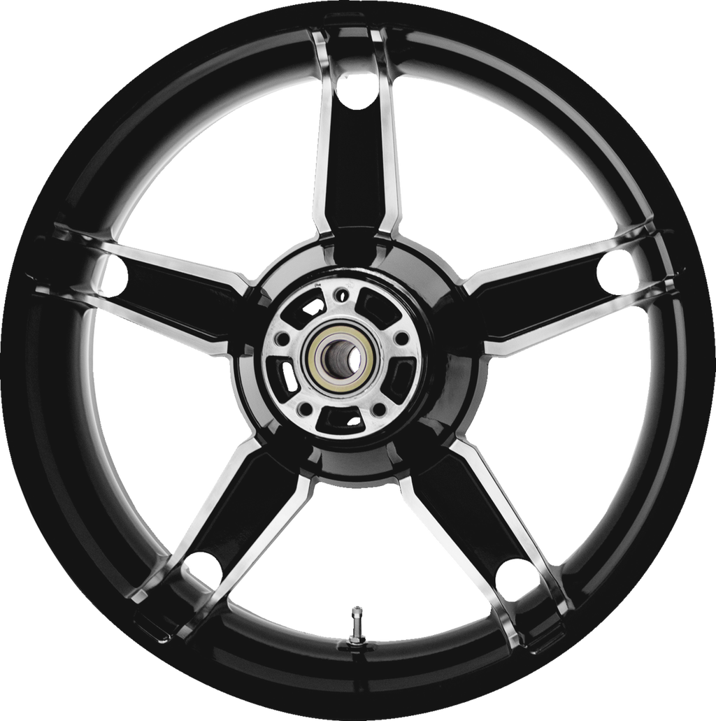 COASTAL MOTO Wheel - Daytona - Rear - Single Disc/with ABS - Black Cut - 18x5.5 — image 1
