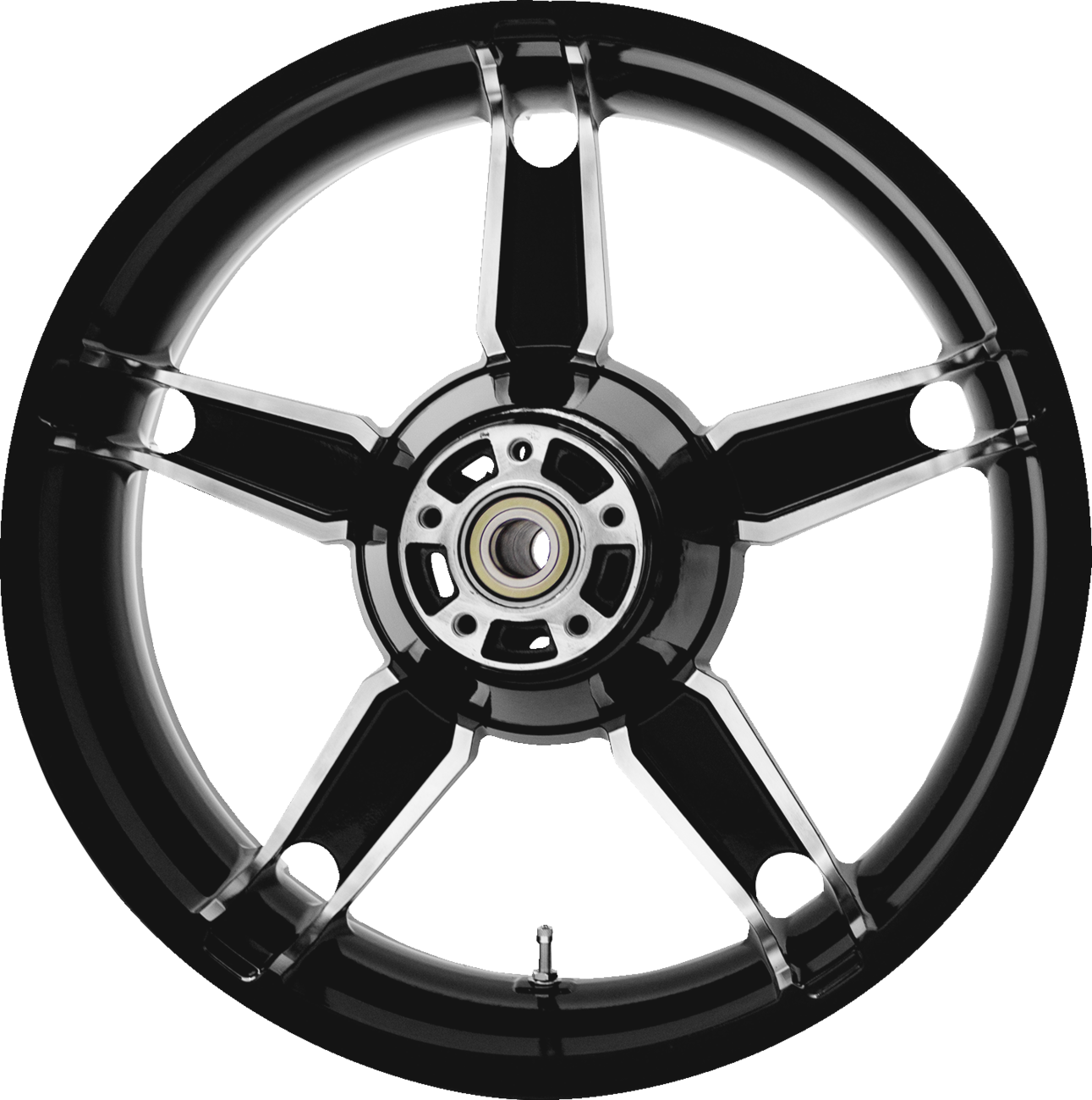 COASTAL MOTO Wheel - Daytona - Rear - Single Disc/with ABS - Black Cut - 18x5.5 — image 1
