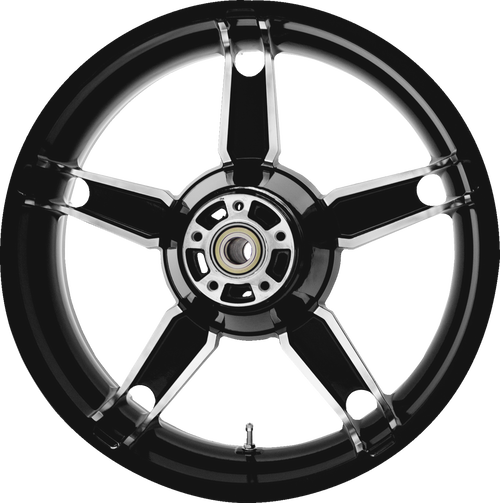 COASTAL MOTO Wheel - Daytona - Rear - Single Disc/with ABS - Black Cut - 18x5.5 — image 1