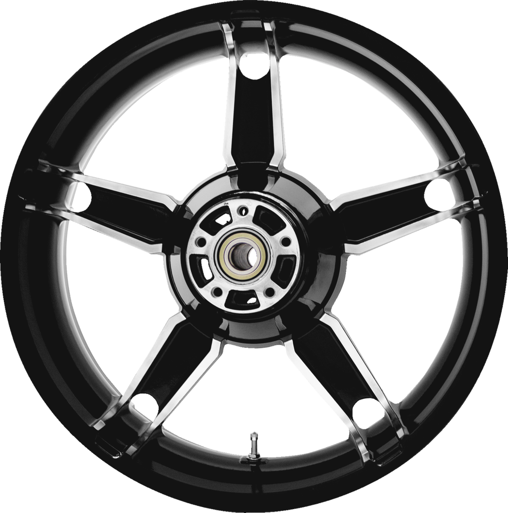 COASTAL MOTO Wheel - Daytona - Rear - Single Disc/without ABS - Black Cut - 18x5.5 — image 1