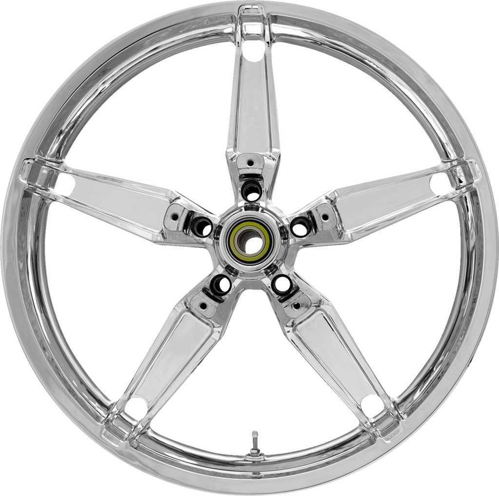 COASTAL MOTO Wheel - Daytona - Front - Dual Disc/with ABS - Chrome - 21x3.5 — image 1