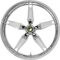 COASTAL MOTO Wheel - Daytona - Front - Dual Disc/with ABS - Chrome - 21x3.5 — image 1