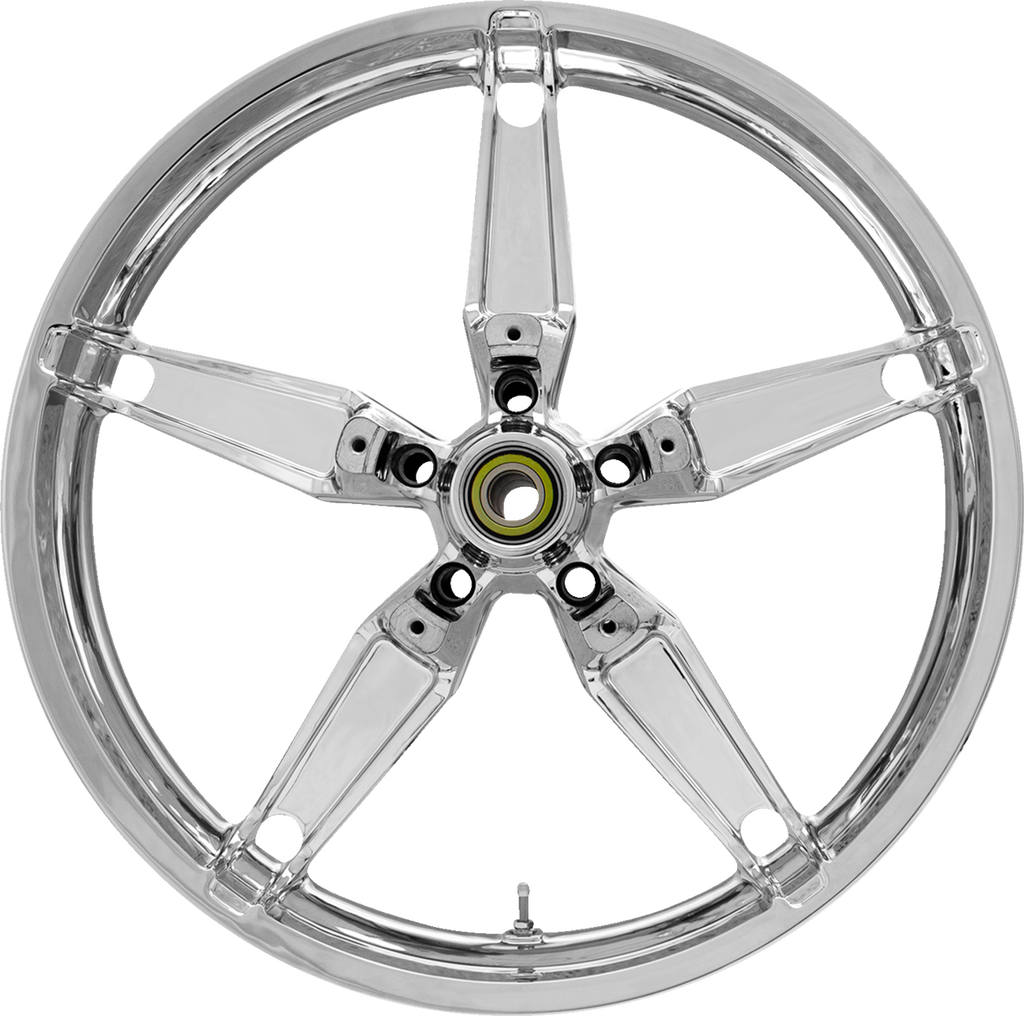 COASTAL MOTO Wheel - Daytona - Front - Dual Disc/without ABS - Chrome - 21x3.5 — image 1