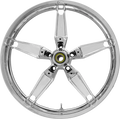COASTAL MOTO Wheel - Daytona - Front - Dual Disc/without ABS - Chrome - 21x3.5 — image 1