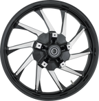 COASTAL MOTO Wheel - Hurricane 3D - Rear - Single Disc/with ABS - Black Cut - 18x5.5 3D-HUR185BCABST — image 2
