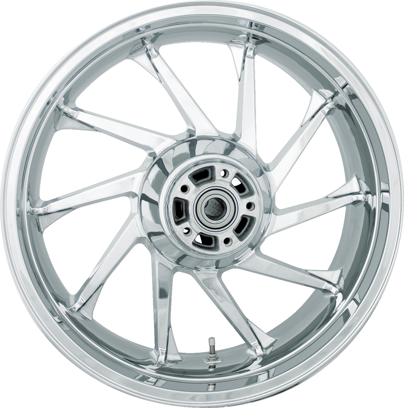 COASTAL MOTO Wheel - Hurricane 3D - Rear - Single Disc/without ABS - Chrome - 18x5.5 - '09+ FL 3D-HUR185CH — image 1