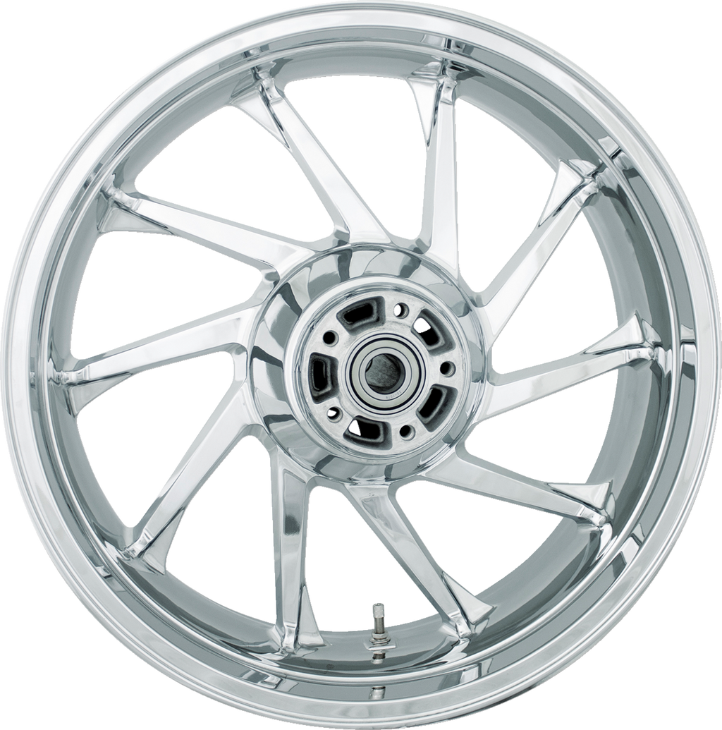 COASTAL MOTO Wheel - Hurricane 3D - Rear - Single Disc/with ABS - Chrome - 18x5.5 3D-HUR185CHABST — image 1