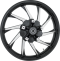 COASTAL MOTO Wheel - Hurricane 3D - Front - Dual Disc/with ABS - Black Cut - 21x3.5 3D-HUR213BCABST — image 1