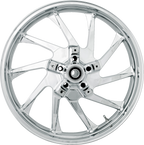 COASTAL MOTO Wheel - Hurricane - Front - Dual Disc/without ABS - Chrome - 21x3.5 - '00-'07 FL 3D-HUR213CH07 — image 1