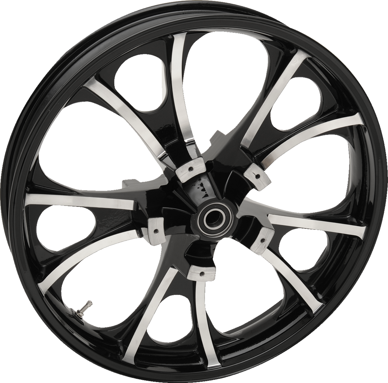 COASTAL MOTO Wheel - Hurricane - Front - Dual Disc/without ABS - Chrome - 21x3.5 - '00-'07 FL 3D-HUR213CH07 — image 3
