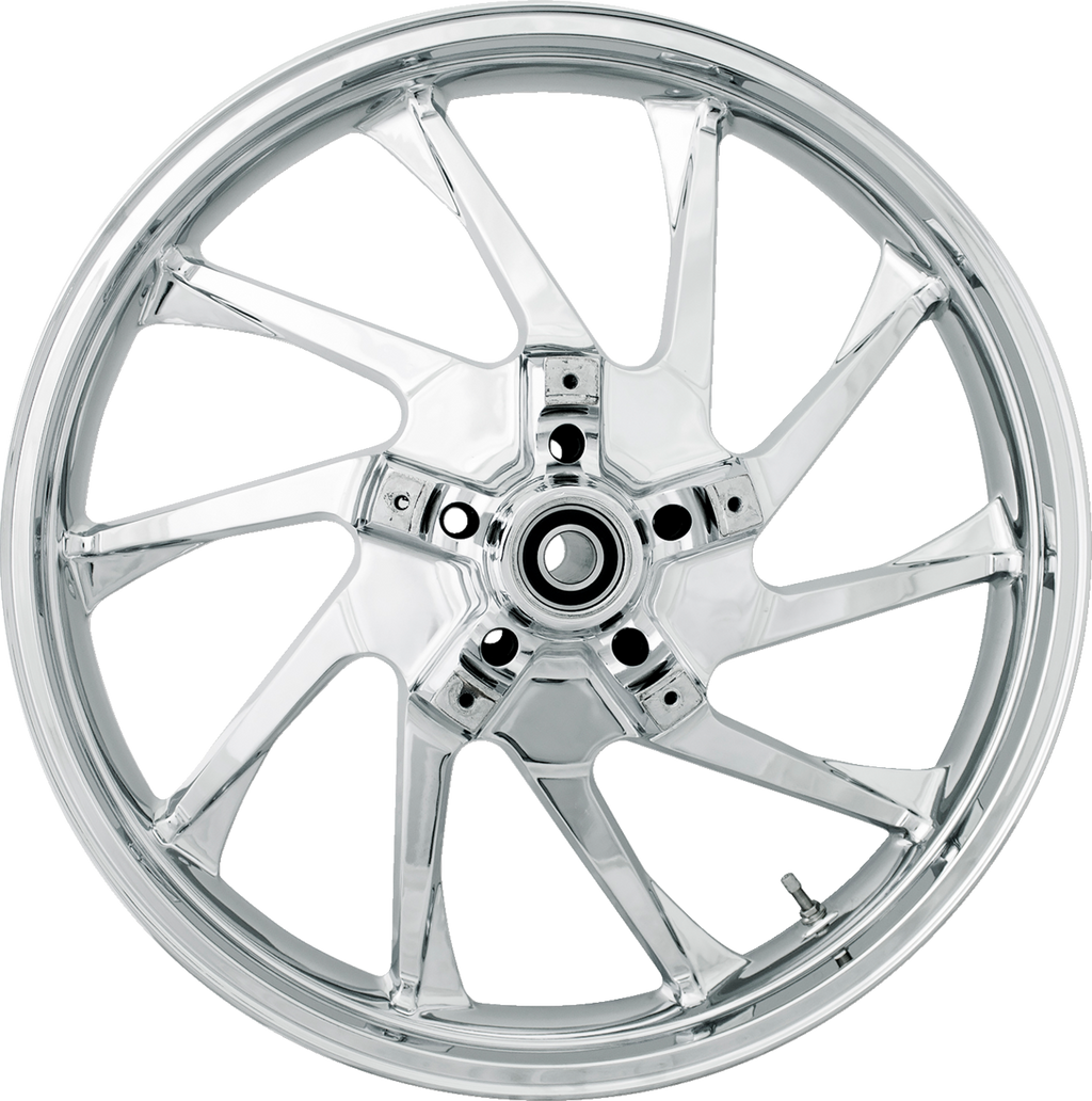 COASTAL MOTO Wheel - Hurricane 3D - Front - Dual Disc/with ABS - Chrome - 21x3.5 3D-HUR213CHABST — image 1