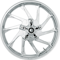 COASTAL MOTO Wheel - Hurricane 3D - Front - Dual Disc/with ABS - Chrome - 21x3.5 3D-HUR213CHABST — image 1