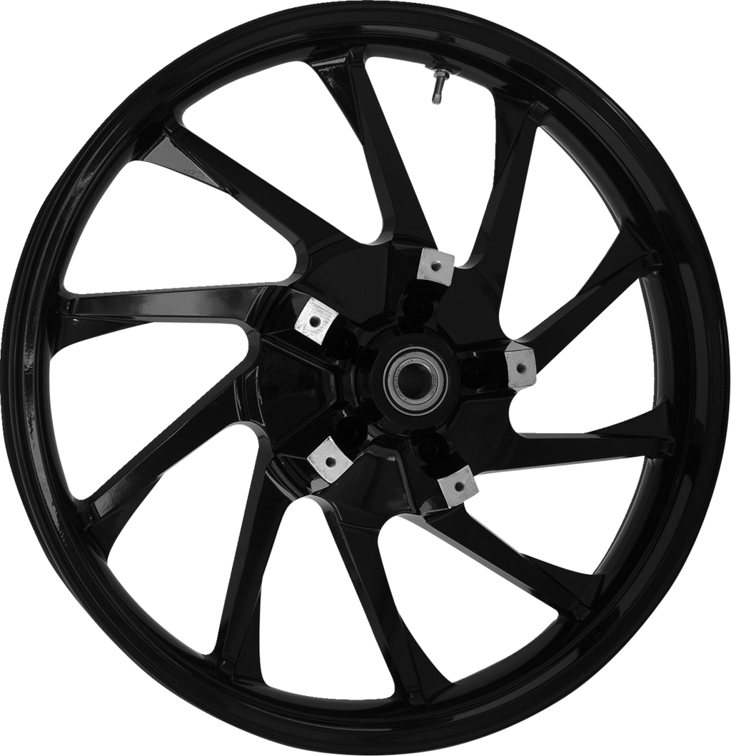 COASTAL MOTO Wheel - Hurricane 3D - Front - Dual Disc/without ABS - Black - 21x3.5 — image 1