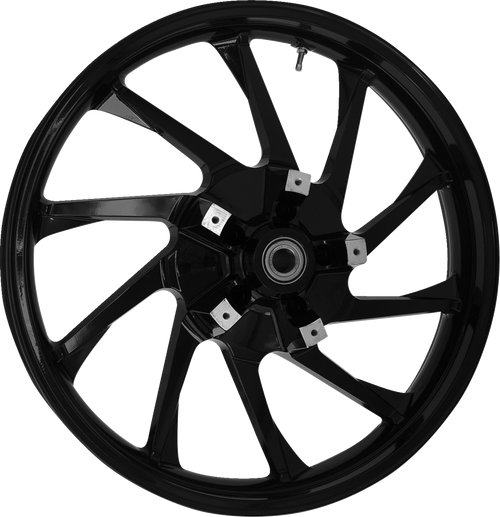 COASTAL MOTO Wheel - Hurricane 3D - Front - Dual Disc/without ABS - Black - 21x3.5 — image 1