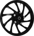 COASTAL MOTO Wheel - Hurricane 3D - Front - Dual Disc/without ABS - Black - 21x3.5 3D-HUR213SB07 — image 1