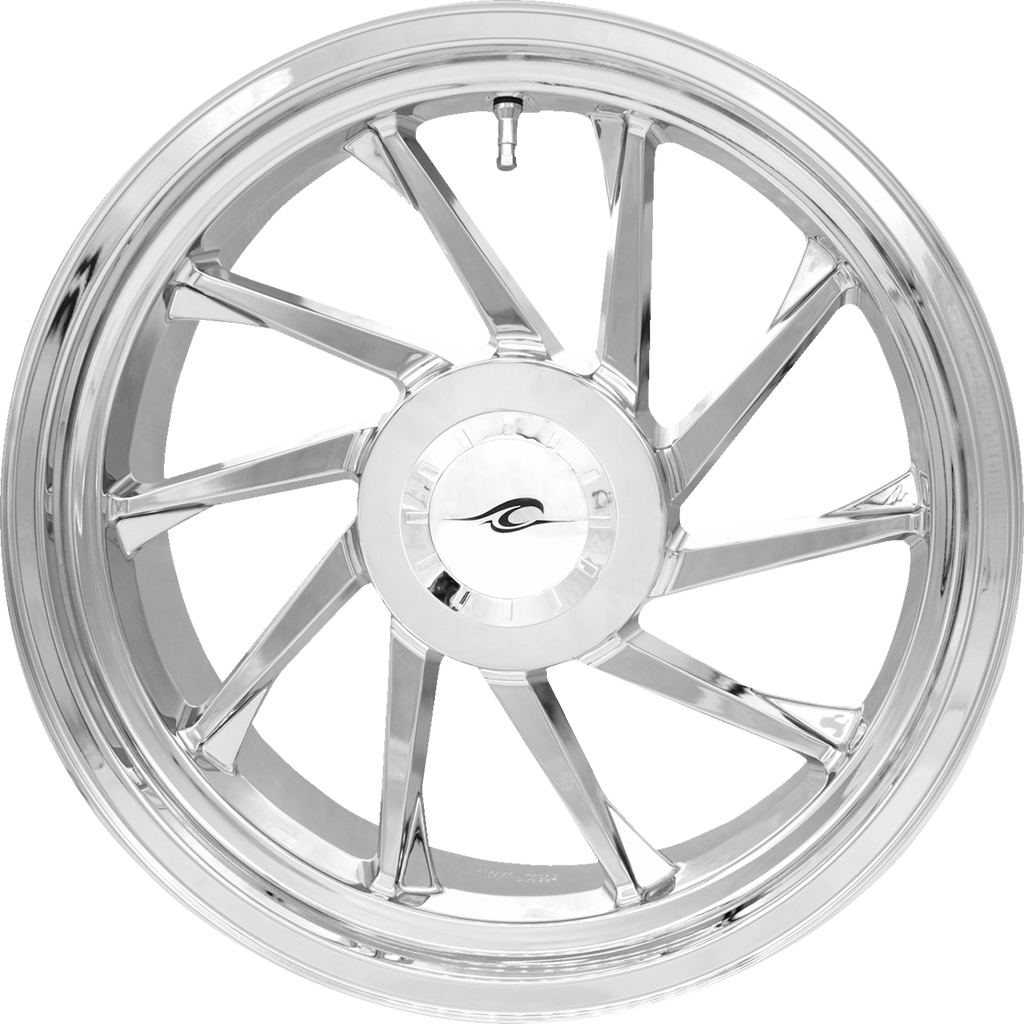 COASTAL MOTO Wheel - Hurricane 3D - Rear Right - Chrome - 18" - Trike — image 1