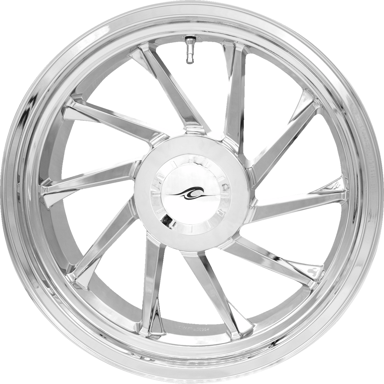 COASTAL MOTO Wheel - Hurricane 3D - Rear Right - Chrome - 18" - Trike — image 1