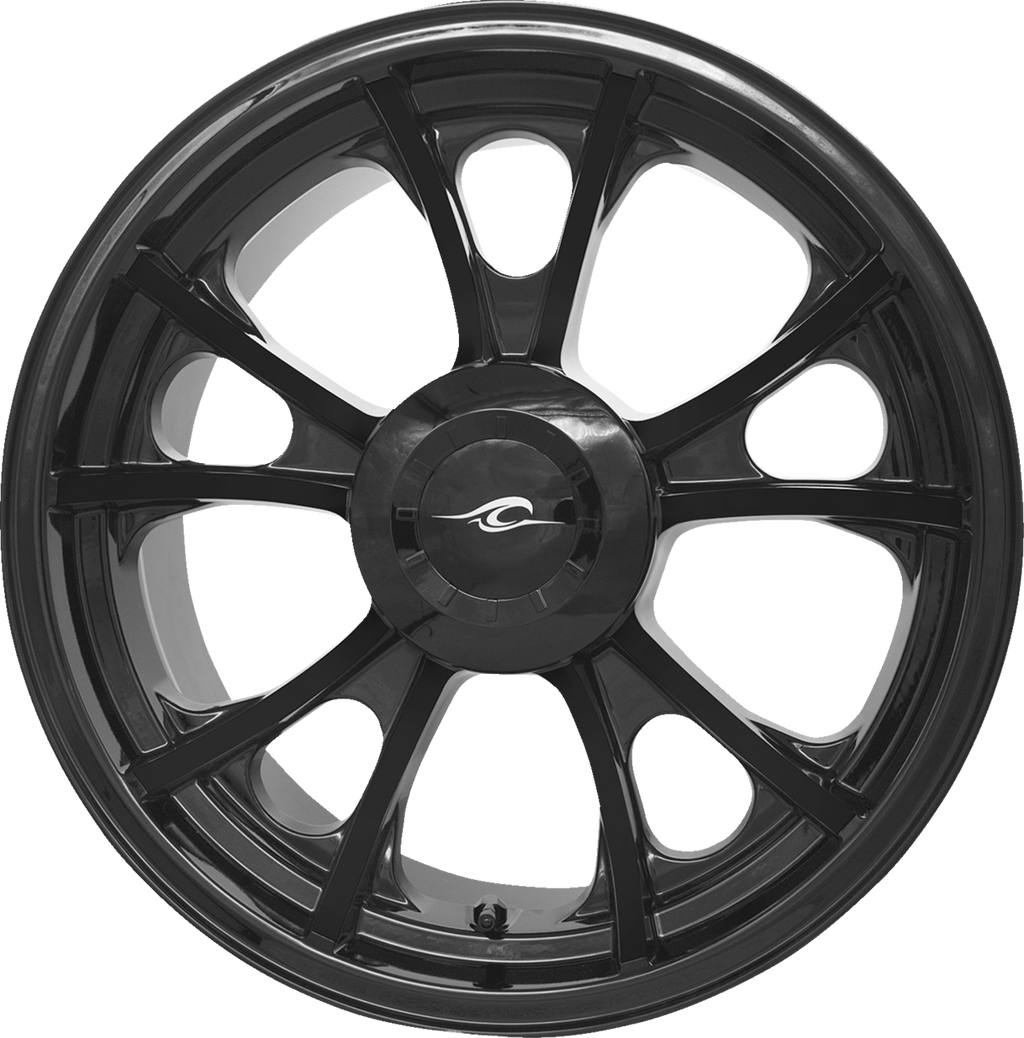 COASTAL MOTO Wheel - Largo 3D - Rear - Single Disc/with or without ABS - Black - 18x7 3D-LAR-187T-SB — image 1