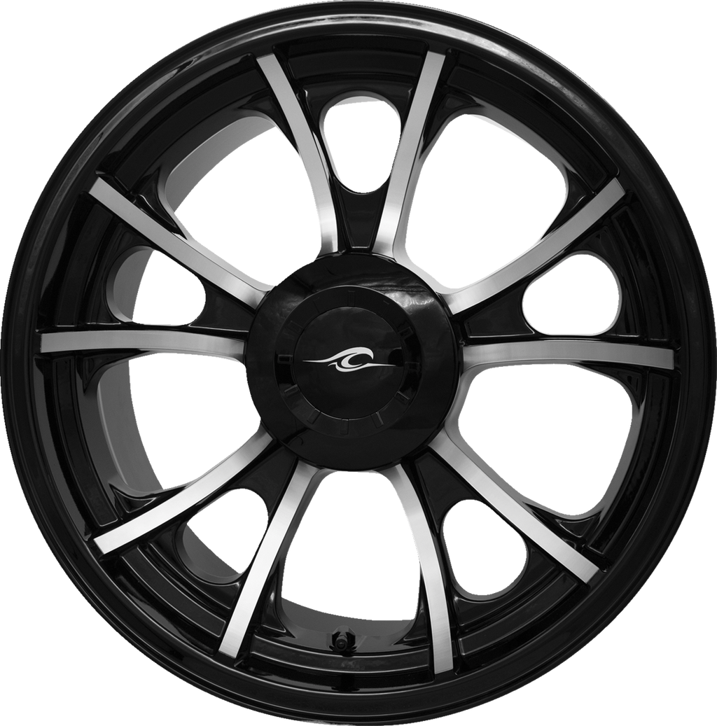 COASTAL MOTO Rear Wheel - Largo 3D - Single Disc/with or without ABS - Black Cut - 18x7 — image 1