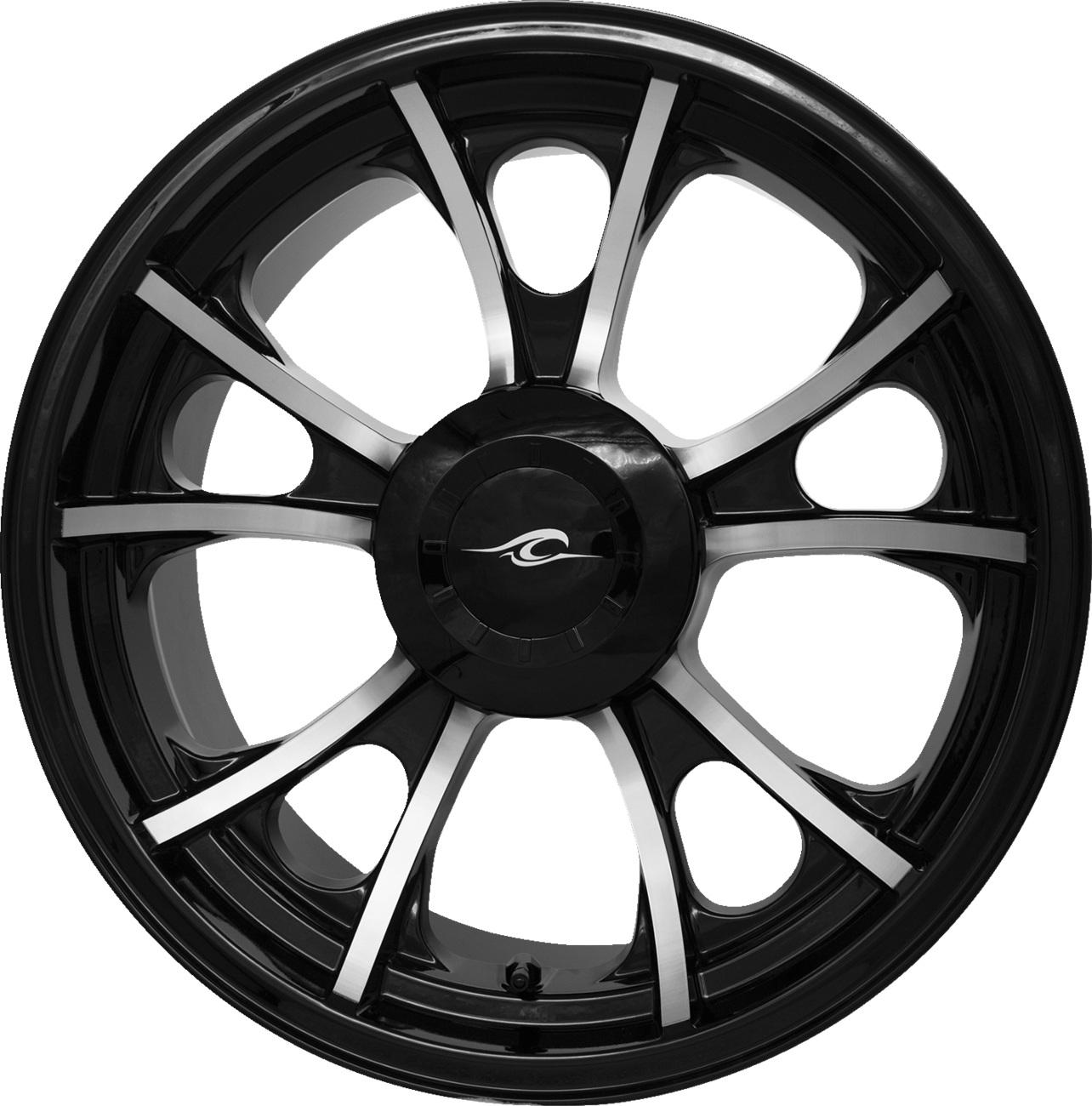 COASTAL MOTO Rear Wheel - Largo 3D - Single Disc/with or without ABS - Black Cut - 18x7 — image 1