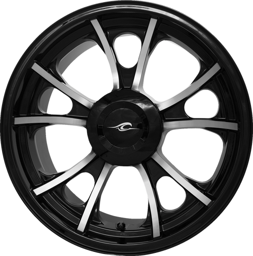 COASTAL MOTO Rear Wheel - Largo 3D - Single Disc/with or without ABS - Black Cut - 18x7 — image 1