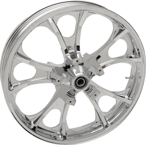 COASTAL MOTO Rear Wheel - Largo 3D - Single Disc/with or without ABS - Black Cut - 18x7 — image 2