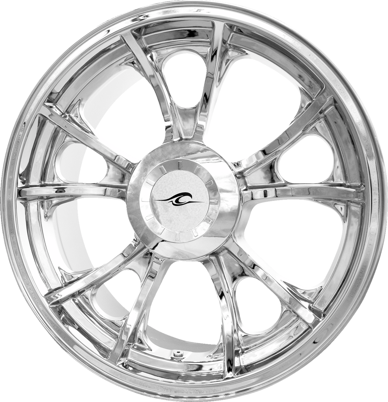 COASTAL MOTO Wheel - Largo 3D - Rear - Single Disc/with or without ABS - Chrome - 18x7 — image 1
