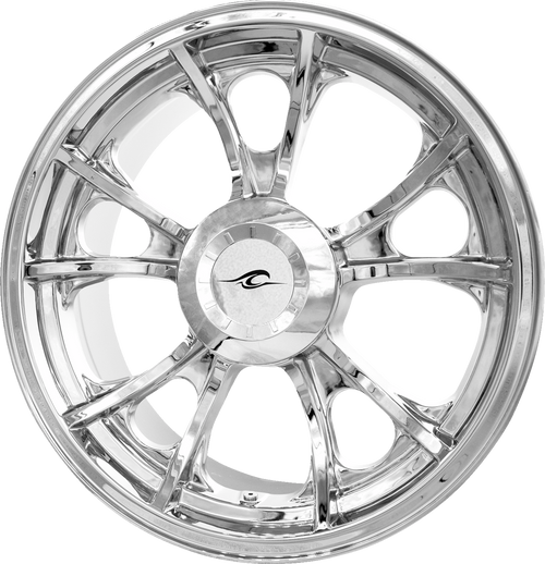 COASTAL MOTO Wheel - Largo 3D - Rear - Single Disc/with or without ABS - Chrome - 18x7 — image 1