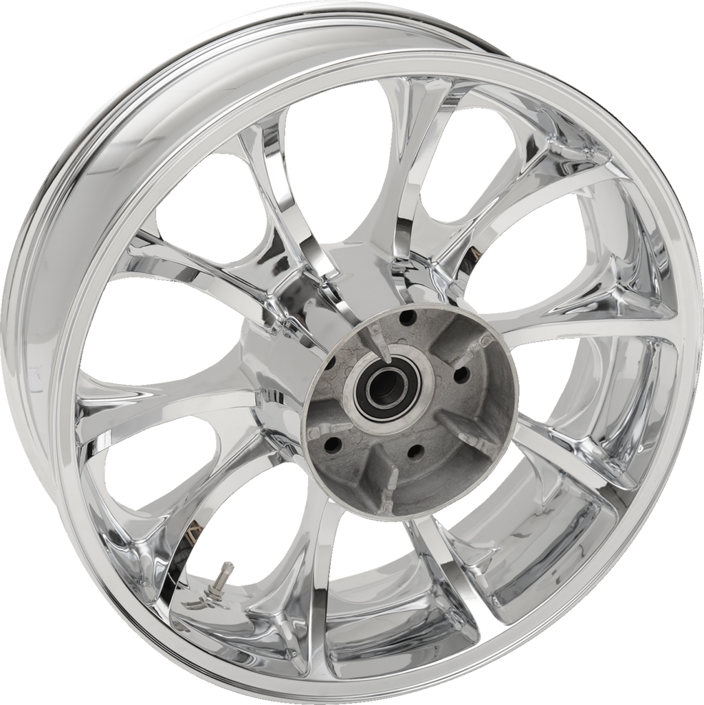 COASTAL MOTO Wheel - Largo 3D - Rear - Single Disc/with ABS - Chrome - 18x5.5 3D-LGO185CHABST — image 1
