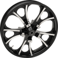COASTAL MOTO Wheel - Largo 3D - Front - Dual Disc/with ABS - Black Cut - 21x3.5 3D-LGO213BCABST — image 1