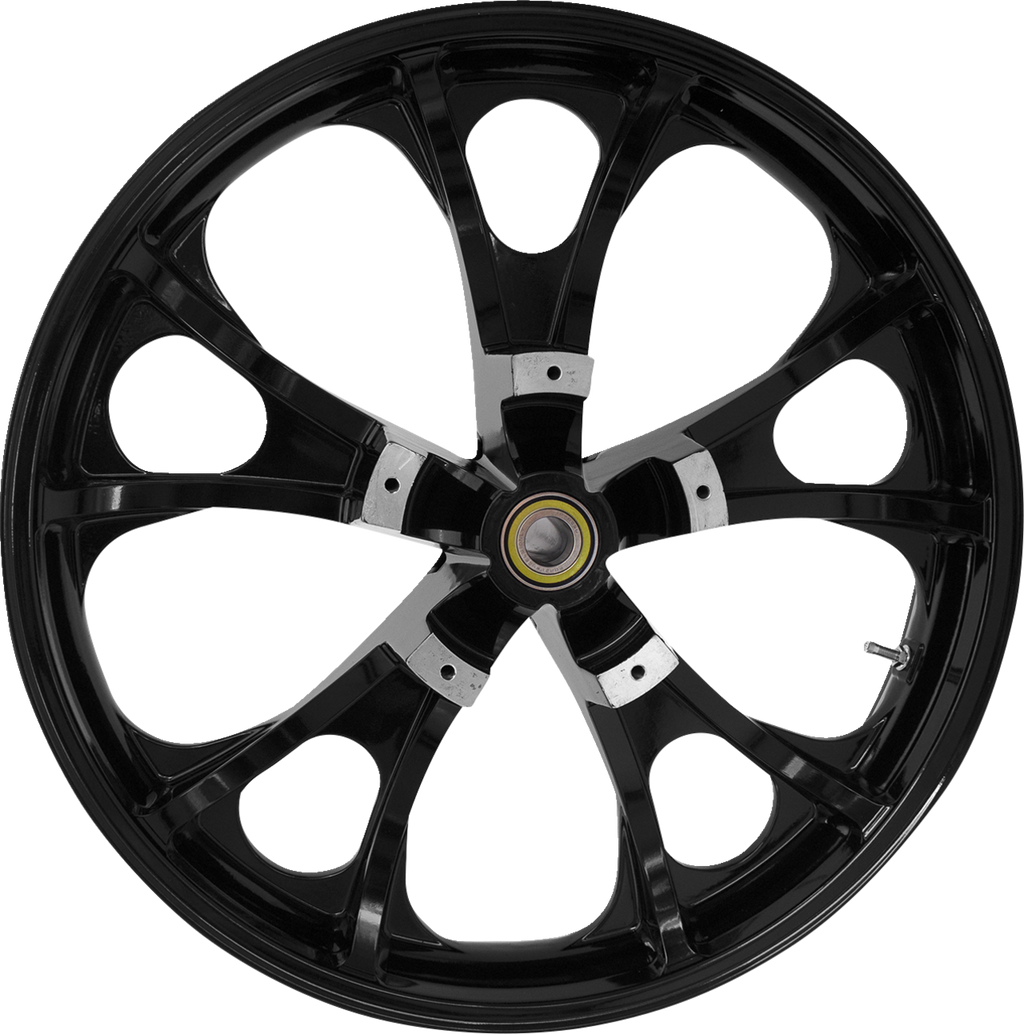 COASTAL MOTO Wheel - Largo 3D - Front - Dual Disc/without ABS - Black - 21x3.5 — image 1
