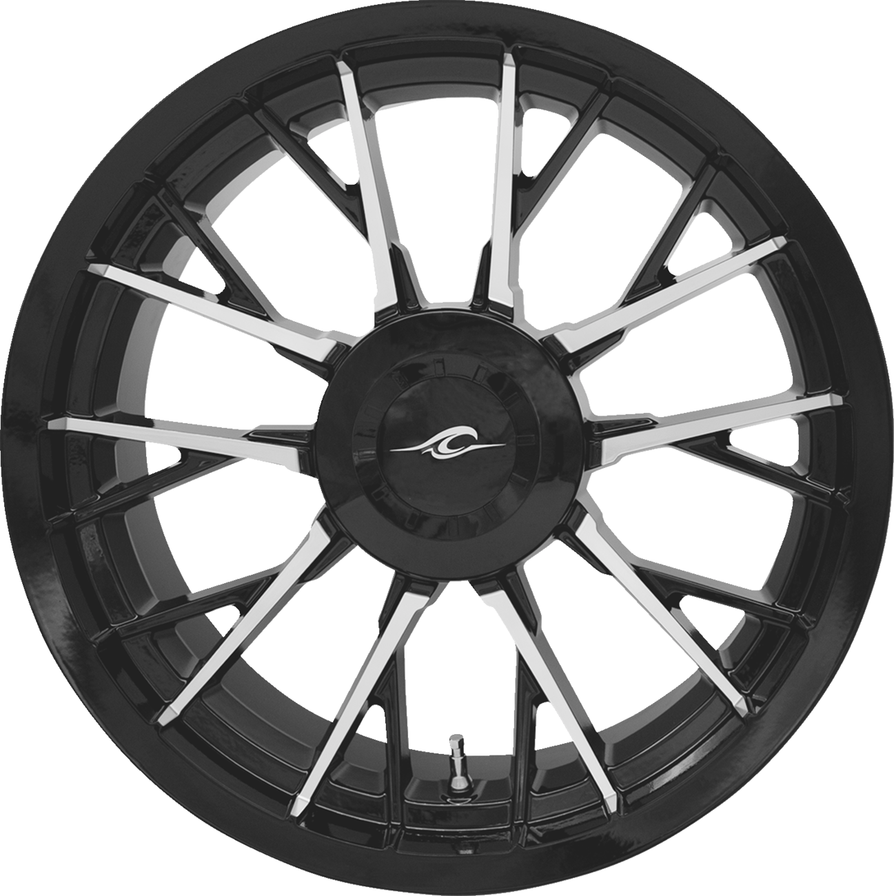 COASTAL MOTO Wheel - Marlin 3D - Rear - Black Cut - 18x7 - Trike 3D-MAR-187T-BM — image 1