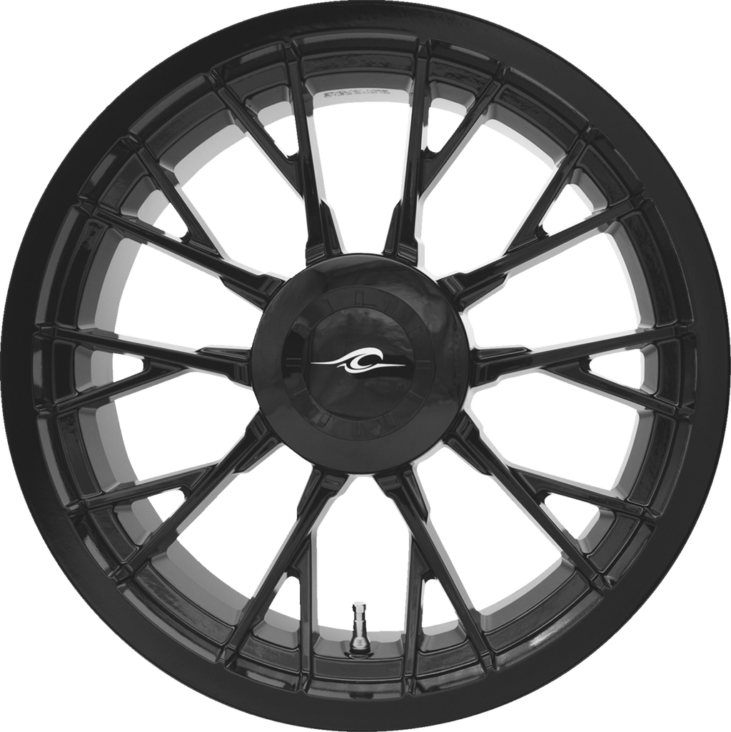 COASTAL MOTO Wheel - Marlin 3D - Rear - Solid Black - 18x7 - Trike 3D-MAR-187T-SB — image 1