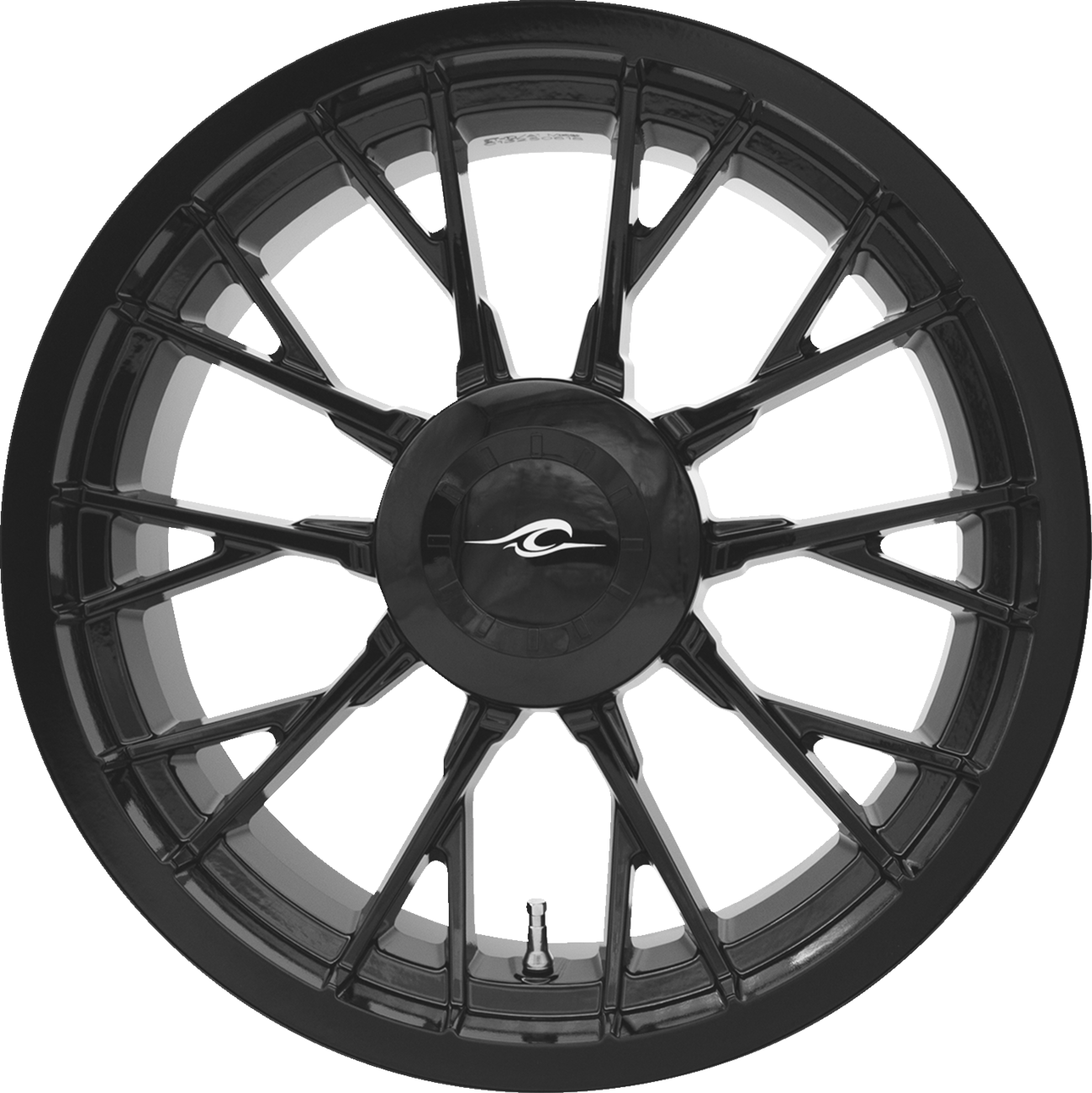 COASTAL MOTO Wheel - Marlin 3D - Rear - Solid Black - 18x7 - Trike 3D-MAR-187T-SB — image 1