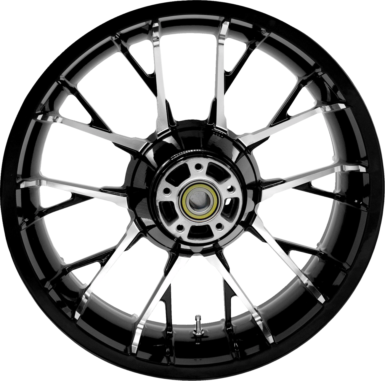 COASTAL MOTO Wheel - Marlin - Rear - Single Disc/with ABS - Black Cut - 18x5.5 — image 1