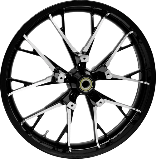 COASTAL MOTO Wheel - Marlin - Front - Dual Disc/with ABS - Black Cut - 21x3.5 — image 1