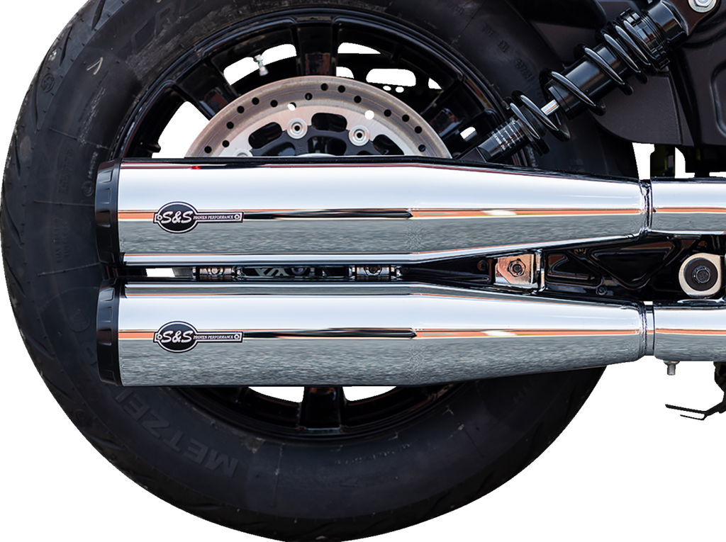 S&S CYCLE Grand National Slip-On Mufflers - Chrome - 50-State 4110-156 — image 3