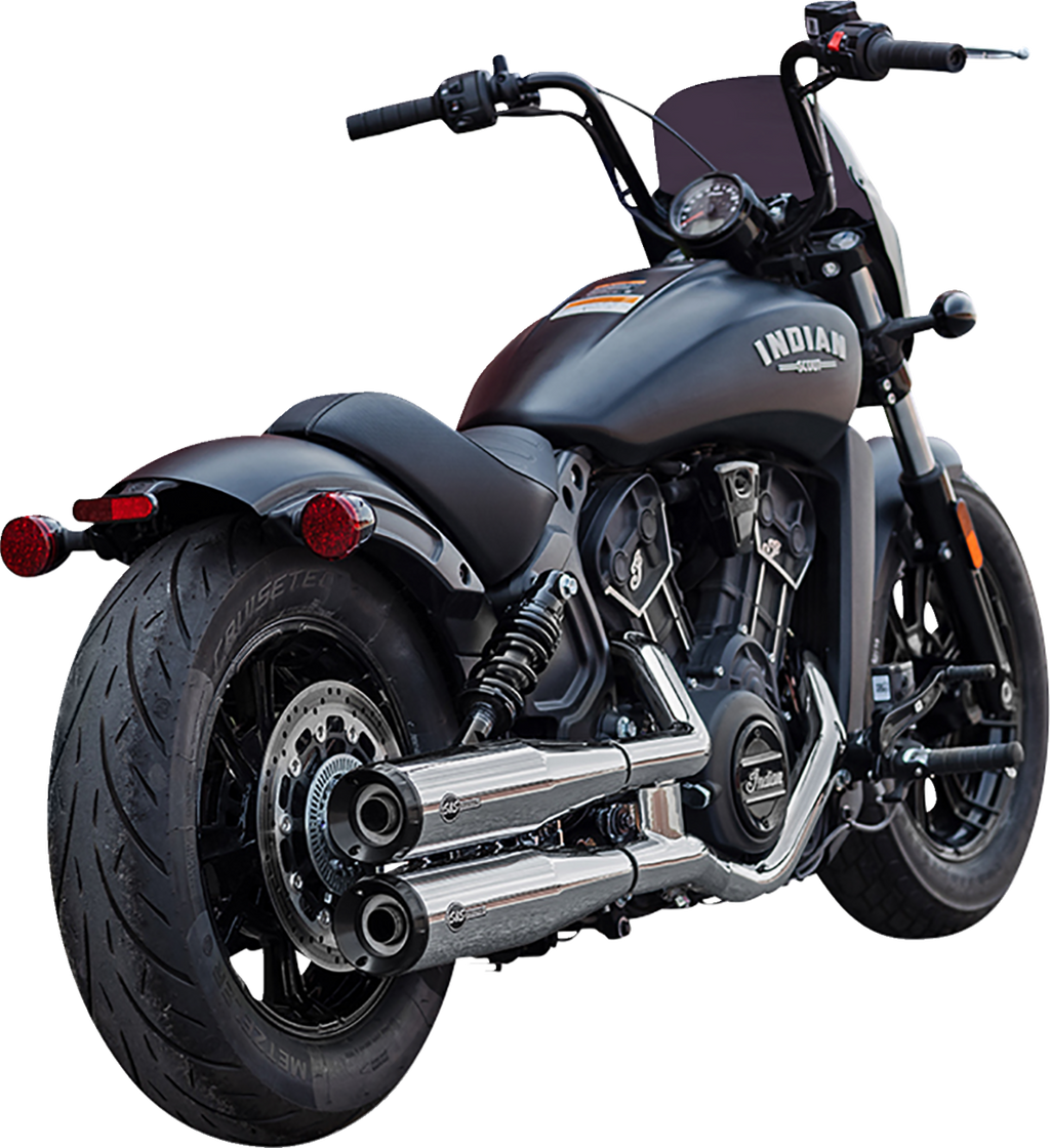 S&S CYCLE Grand National Slip-On Mufflers - Chrome - Race Only 4110-156-R — image 2