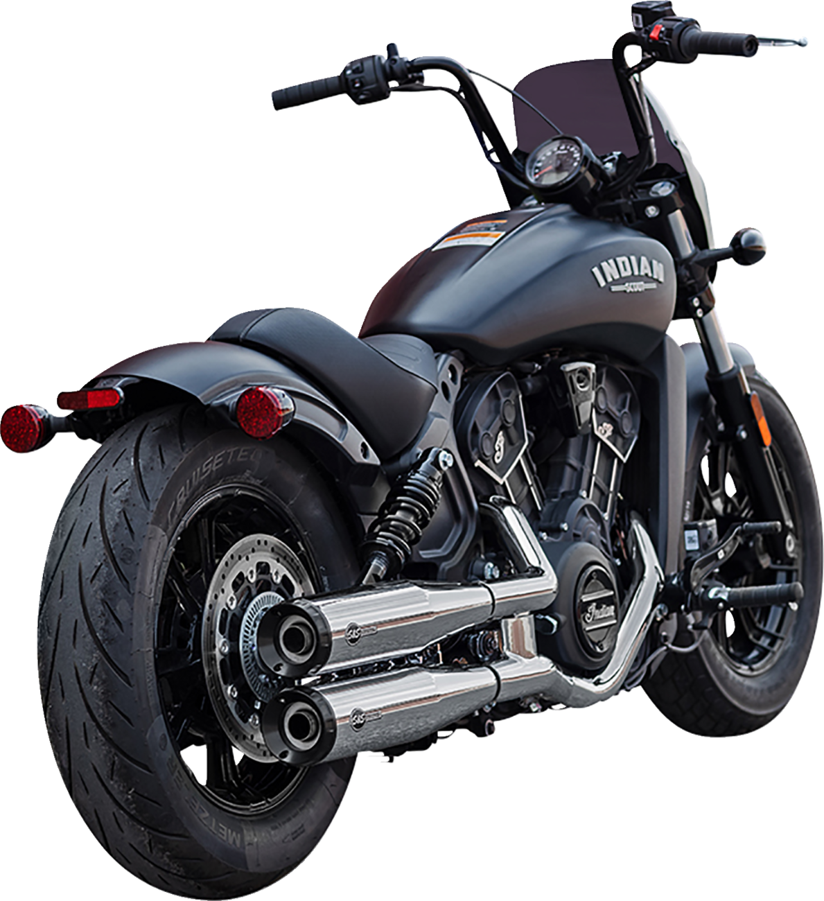 S&S CYCLE Grand National Slip-On Mufflers - Chrome - Race Only 4110-156-R — image 2