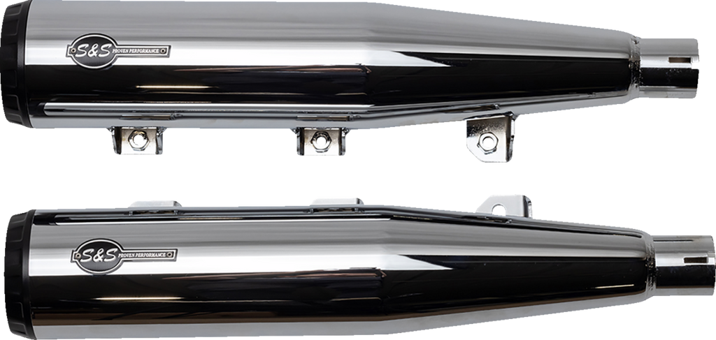 S&S CYCLE Grand National Slip-On Mufflers - Chrome - Race Only 4110-156-R — image 5