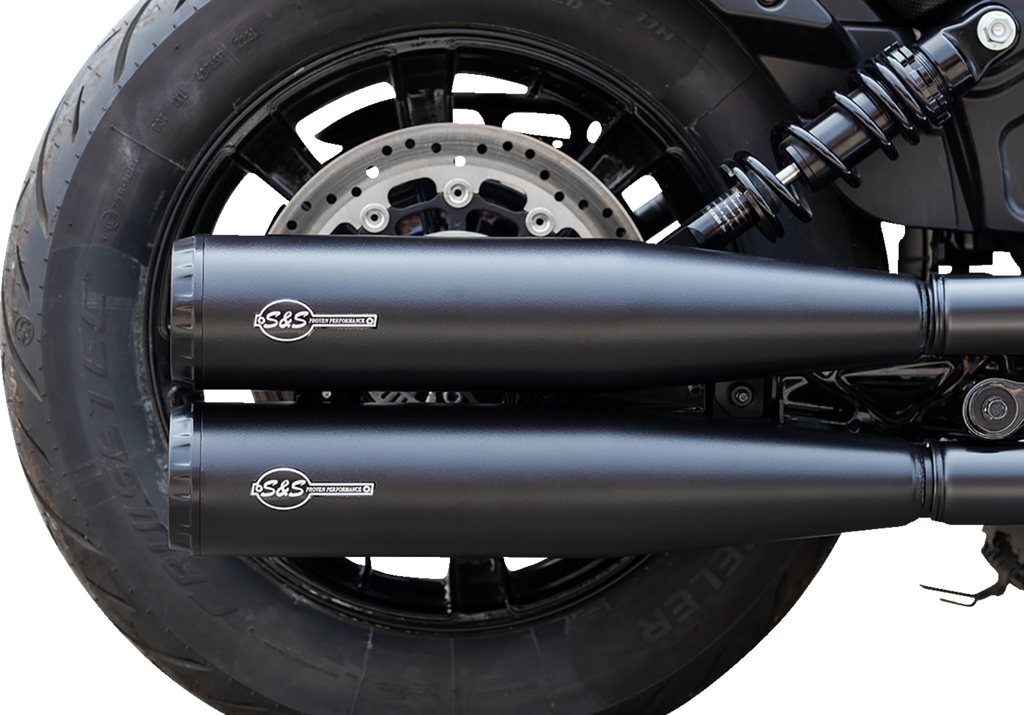 S&S CYCLE Grand National Slip-On Mufflers - Black - 50-State 4110-266 — image 2