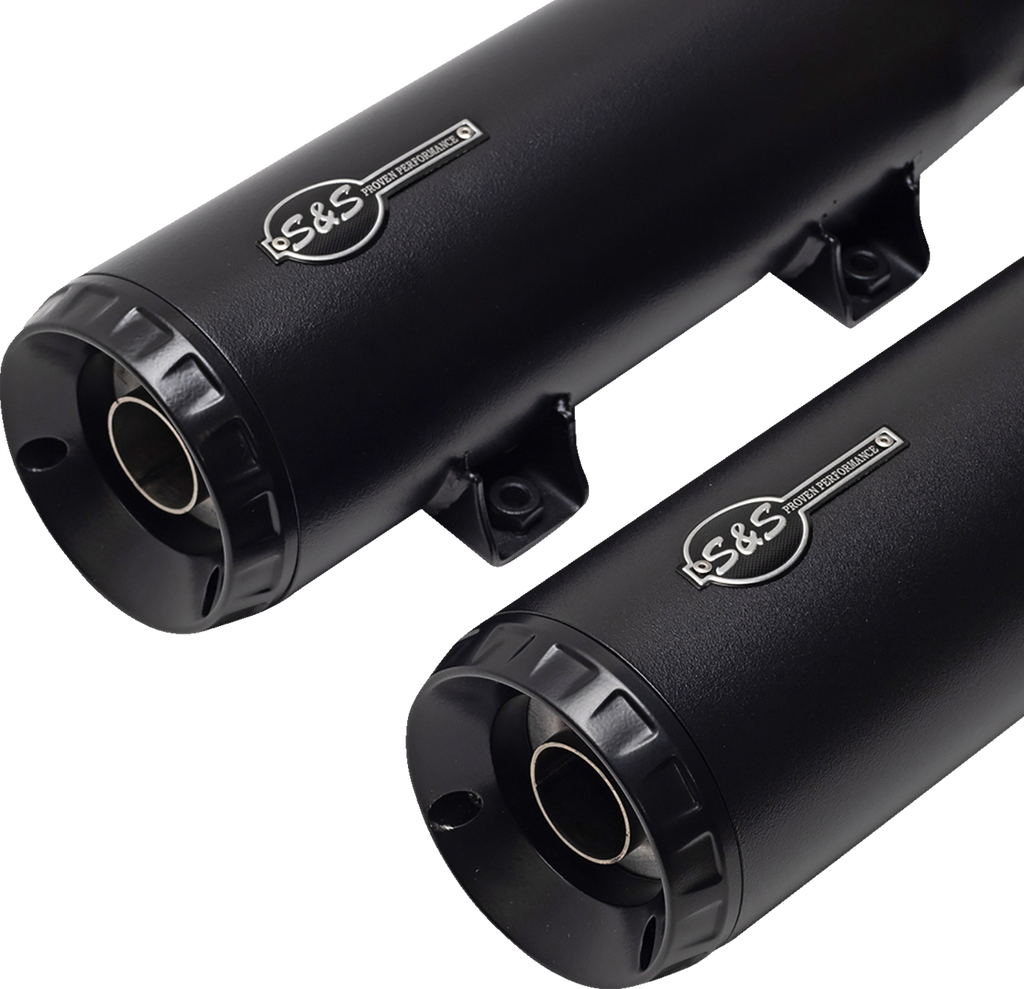 S&S CYCLE Grand National Slip-On Mufflers - Black - 50-State 4110-266 — image 3