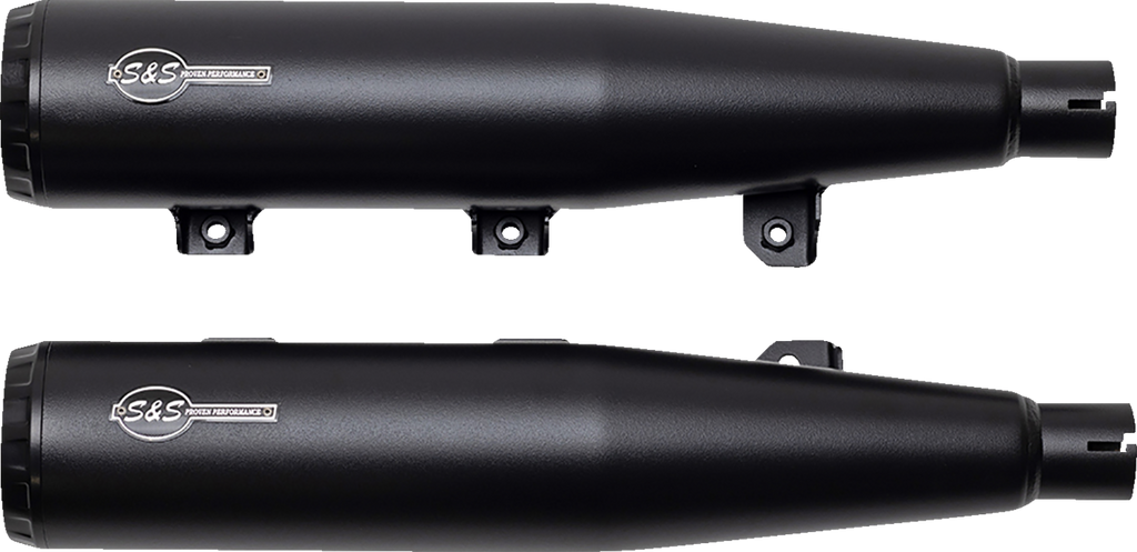 S&S CYCLE Grand National Slip-On Mufflers - Black - 50-State 4110-266 — image 6