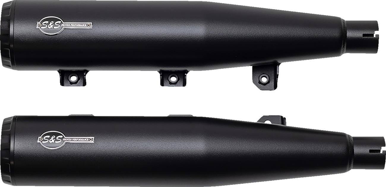 S&S CYCLE Grand National Slip-On Mufflers - Black - 50-State 4110-266 — image 6
