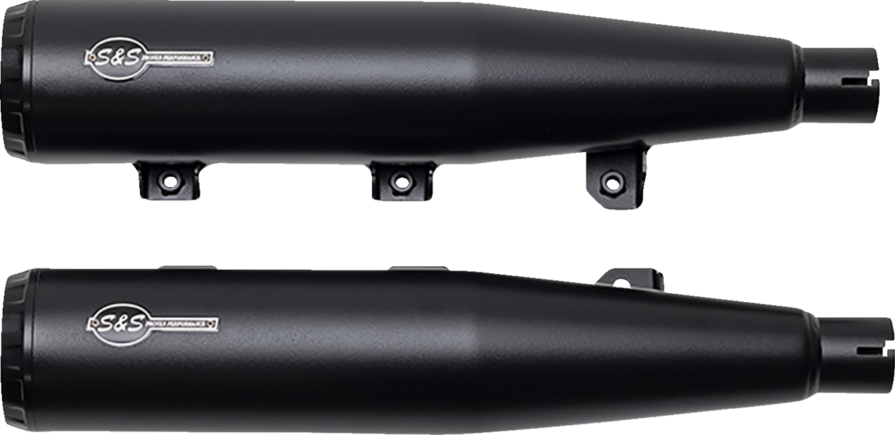 S&S CYCLE Grand National Slip-On Mufflers - Black - Race Only 4110-266-R — image 5