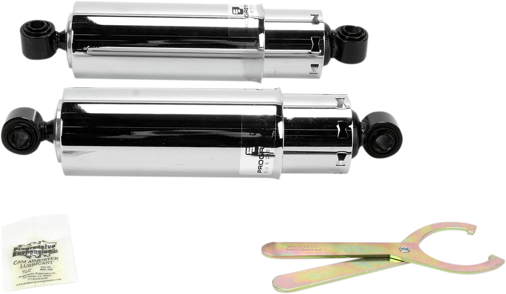 PROGRESSIVE SUSPENSION 412 Series Shock - 11" - Standard - Chrome - Dyna 412-4041C — image 1
