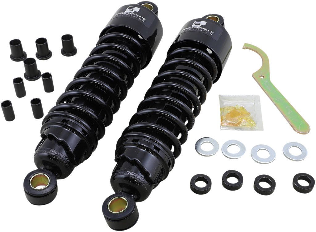 PROGRESSIVE SUSPENSION 412 Series Shock - 11.5" - Standard - Black - FLH/T 412-4074B — image 1
